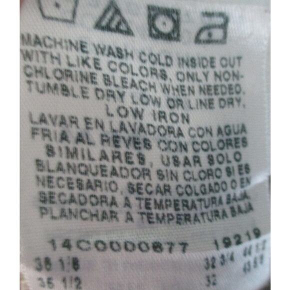 Lee Riders Women's Tan Mid Rise Straight Leg Stretch Waist Zip Pants Size 14 - Picture 9 of 9